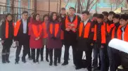"Болашаковцы" провели акцию против праздника Дня святого Валентина