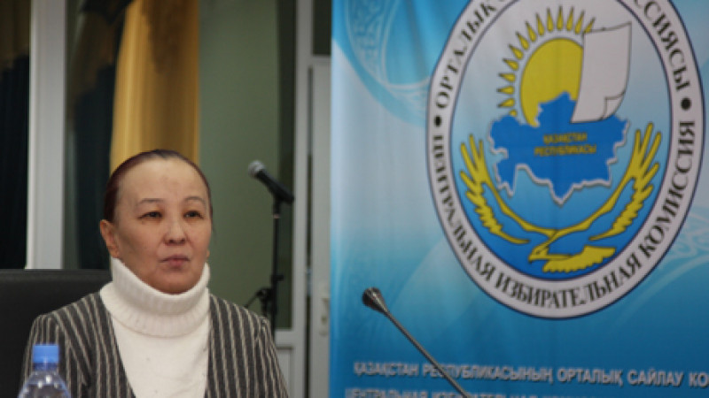 Гульдана Токбаева на заседании лингвистической комиссии ЦИК РК