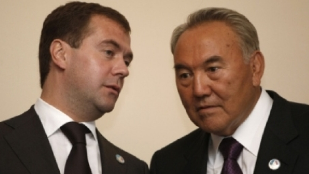 Дмитрий Медведев и Нурсултан Назарбаев.