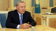 Кандидат от НДП "Нур Отан" Назарбаев встретился с членами предвыборного штаба