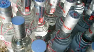 В Петропавловске обнаружен цех по производству поддельной водки