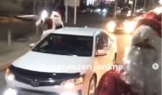 Дедов Морозов - нарушителей сняли на видео в Жанаозене