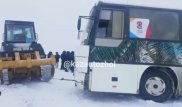 Хоккеисты клуба "Актобе" застряли в снежном плену