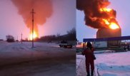 Нефтяной резервуар вспыхнул в Жанажоле