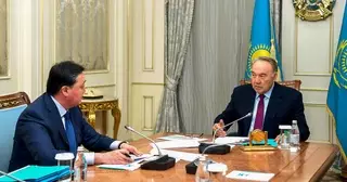 Нурсултан Назарбаев встретился с Аскаром Маминым