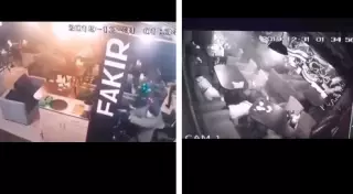 Стрельба в одном из ресторанов Нур-Султана попала на видео