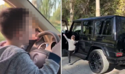 Малолетнему ребенку дали порулить Gelandewagen в Алматы