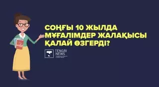 Соңғы 10 жылда мұғалімнің жалақысы қалай өсті?