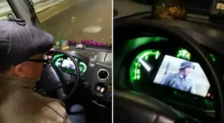 Киномана за рулем маршрутки наказали в Павлодаре