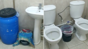 Условия в школьном туалете возмутили карагандинцев