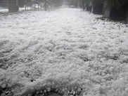 В Австралии выпал град размером с мяч для гольфа