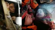 Двухлетнюю девочку спасли спустя сутки из-под завалов в Турции