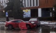 Три припаркованные авто разбил Mitsubishi в Актау
