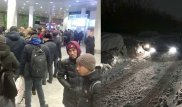 Снежный коллапс: В столице задержаны все авиарейсы, закрыты все трассы