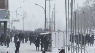 Водители автобусов отказываются ездить по нечищеным дорогам в Караганде