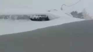 Дома райцентра ВКО занесло снегом по крыши