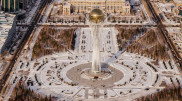 Какой вид открывается с крыши "Абу-Даби Плаза" в Нур-Султане