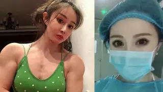 Китайская бодибилдерша-врач бросила вызов коронавирусу