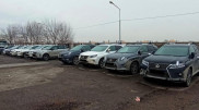 Дорогие кроссоверы задержаны на юге Казахстана