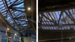 Крыша "Астана Арены" проломилась под тяжестью снега