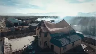 Видео из Кордая. Вид на село сверху