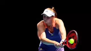 20-летняя теннисистка из Казахстана вышла в четвертьфинал турнира WTA в России