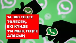 "14 300 теңге беріп, 114 мың теңге аласың". Заңгер алаяқтықтың жаңа түрін айтып берді