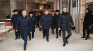 Мамин проинспектировал строительство спорткомплекса и драмтеатра в Нур-Султане
