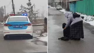 "Написал со слов жены". Полиция проверила информацию об упавшем мужчине в Алматы