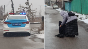 "Написал со слов жены". Полиция проверила информацию об упавшем мужчине в Алматы
