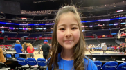 Казахстанка Софи Манасян была ведущей на игре команд NBA