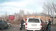 Погоня и задержание преступника в Алматы попали на видео