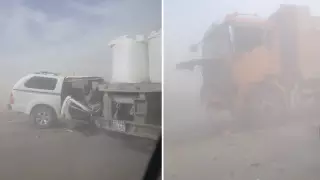 Пыльная буря в Мангистау привела к трагедии