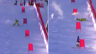 Падение Юлии Галышевой на этапе Кубка мира в Алматы попало на видео