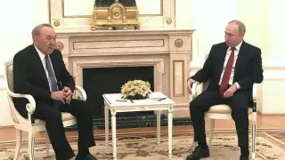 Назарбаев встретился с Путиным в Москве
