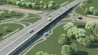 Как будет выглядеть развязка на аэропортовском кольце Алматы