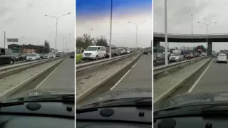 Карантин в Алматы: километровую пробку сняли на выезде из города