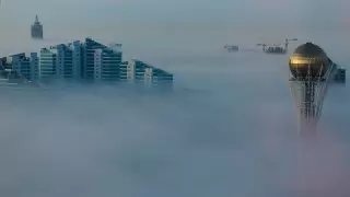 Штормовое предупреждение объявили в Нур-Султане