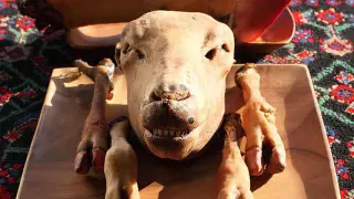 Туркмены для защиты от коронавируса начали применять бараньи головы и ноги