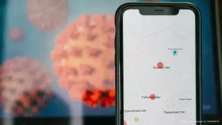 Обновленная карта по COVID-19 появилась в Казахстане