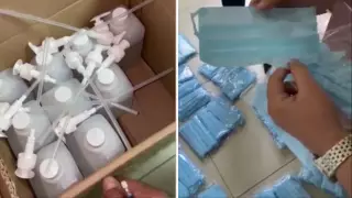 Антисептики по 7500 тенге пытались незаконно продать в Шымкенте