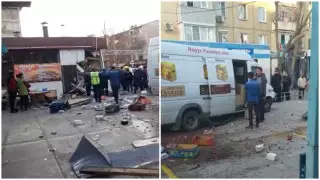 Автофургон протаранил донерную. Смертельное ДТП произошло в Алматинской области