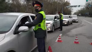 20 алматинцев арестовали за нахождение на улице без причины