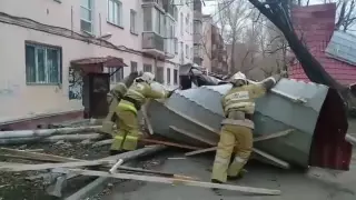 30 человек получили травмы из-за урагана в Акмолинской области