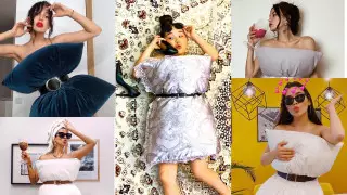 Денесін жастықпен жапқан танымал блогерлер челлендж бастады