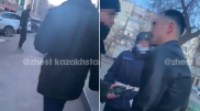 "Че докопался?" Матерившегося на полицейского мужчину арестовали в Нур-Султане