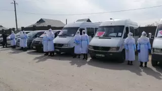 В Шымкенте началась раздача миллиона защитных масок