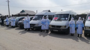 В Шымкенте началась раздача миллиона защитных масок