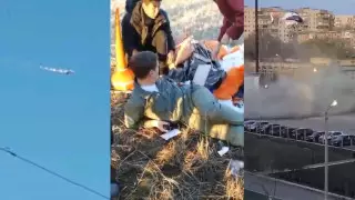 Двое летчиков госпитализированы после крушения истребителя близ Караганды