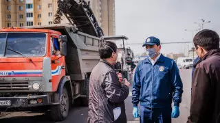 Дорожные работы начались в Нур-Султане